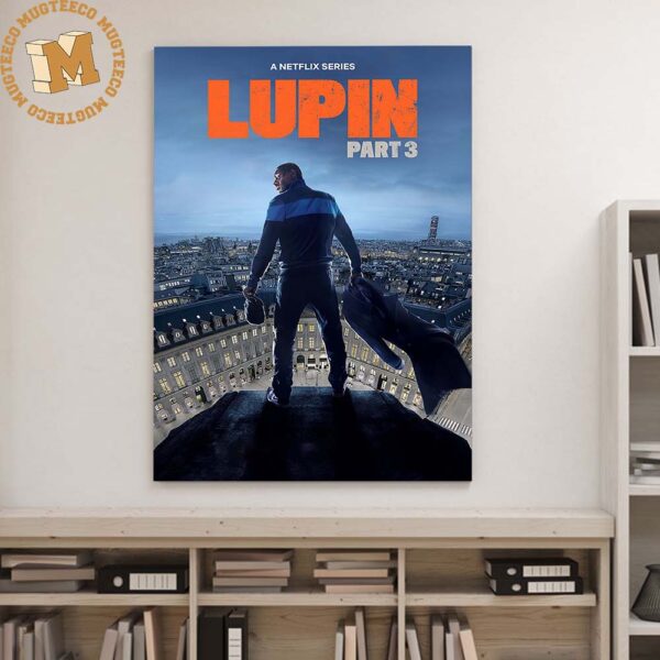 Netflix Lupin Part 3 premieres October 5 Official Wall Decor Poster Canvas