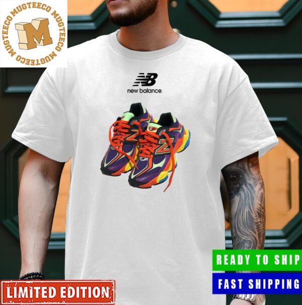 New Balance 9060 Rainbow Sneaker Gift For Fan Unisex Style T-Shirt