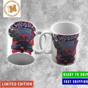 Spider-Man Across The Spider-Verse Cyborg Spider-Woman Merchandise Coffee Ceramic Mug