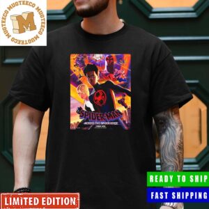 Spider-Man Across The Spider-Verse Official International Poster Unisex T-Shirt