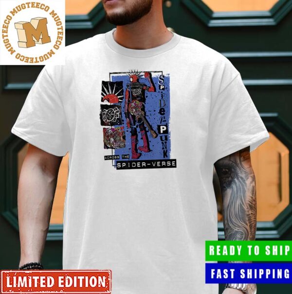 Spider-Man Across The Spider-Verse Spider-Punk Punk Rock Detail Art Merchandise Gift For Fans Classic T-Shirt