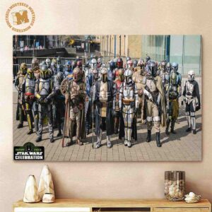 Star Wars Celebration Europe 2023 ‘This Is The Way’ Mandalore Clan Bounty Hunter Cosplay By Fans Decor Poster Canvas