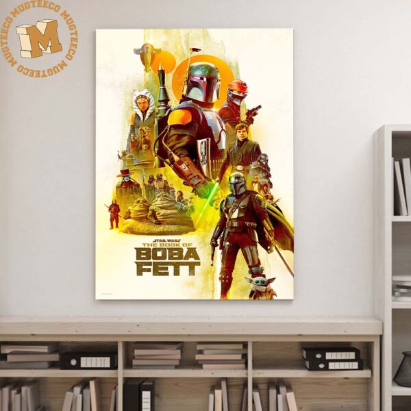 Star Wars The Book Of Boba Fett Official Decor Poster Canvas