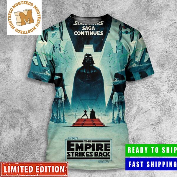 Star Wars The Empire Strikes Back 40th Anniversary Star Wars Celebration Poster All Over Print Shirt
