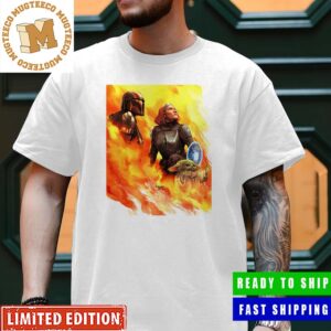 Star Wars The Mandalorian Grogu Din Djarin and Bo-Katan Vintage T-Shirt