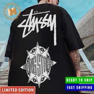 Stussy X Gangstarr Collaborative Limited Hip-Hop Classic Shirt