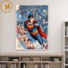 Happy 85th Anniversary Superman Man Of Steel Artwork Home Decor Poster Canvas