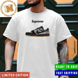 Supreme x Nike SB Dunk Low Rammellzee Sneaker Style Unisex T-Shirt