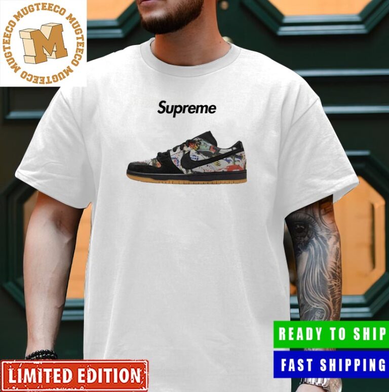 Rap T-Shirt Match Dunk Low Supreme Ink main image 0