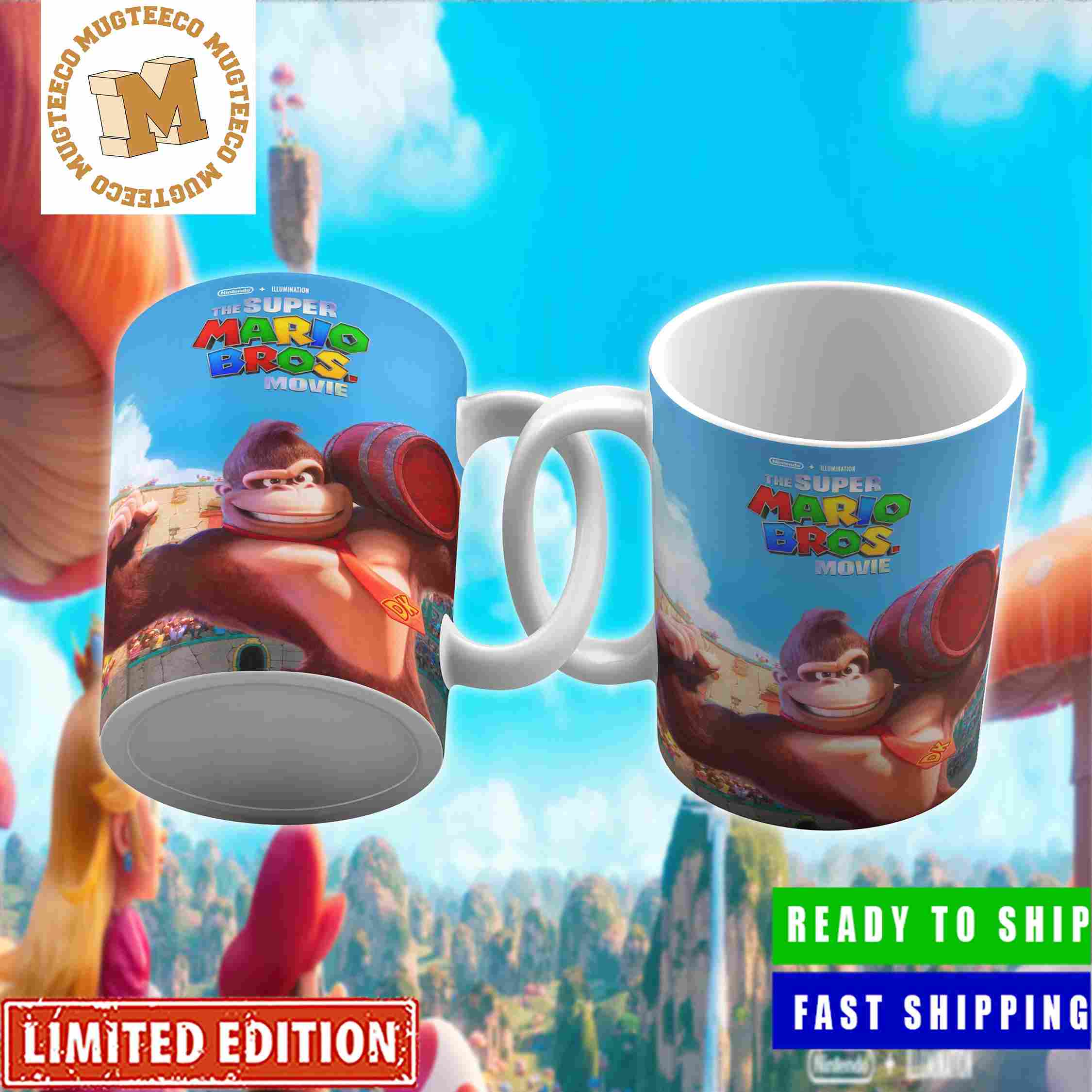 The Super Mario Bros Movie 2023 Donkey Kong Gift For Fans Ceramic Mug