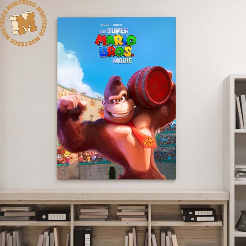 Quadro Filme Super Mario Bros 2023 SET01 MDF3 28X40cm Pôster em