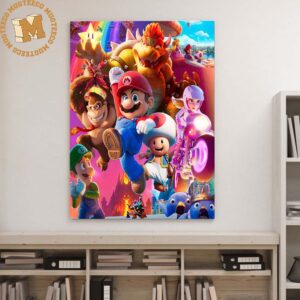 New Bowser The Super Mario Bros Movie 2023 Poster, Super Mario