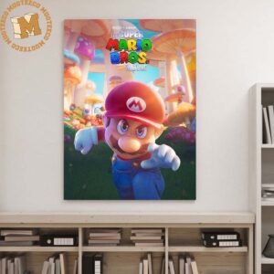 The Super Mario Bros Movie 2023 Mario Decor Poster Canvas