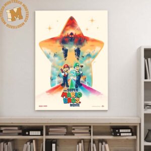 The Super Mario Bros Movie Poster Mario Luigi Fanart Decor Poster Canvas