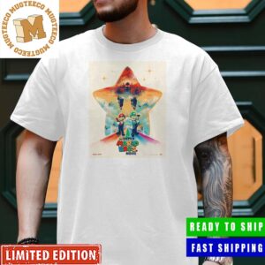 The Super Mario Bros Movie Poster Mario Luigi Fanart Vintage Vibe T-Shirt