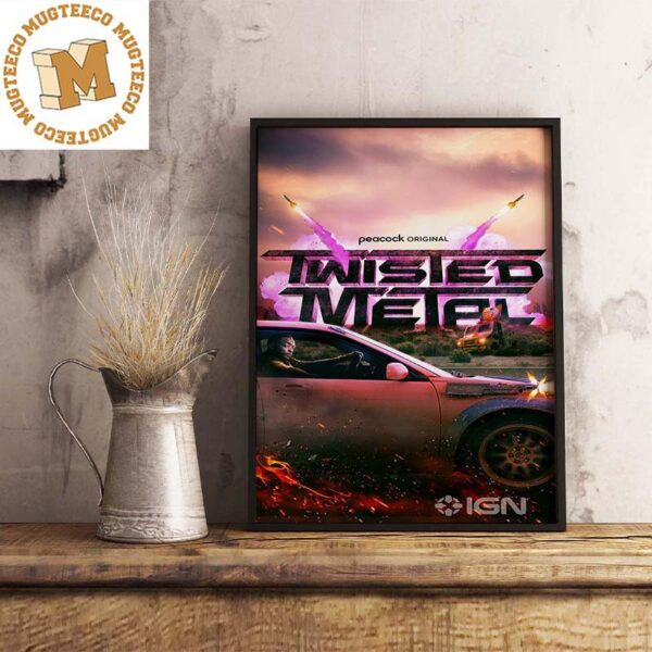 Twisted Metal Peacock Original Official Decor Poster Canvas - Mugteeco