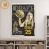 WNBA Draft 2023 Indiana Fever Pick Grace Berger Round 1 Pick 7 Decor Poster Canvas