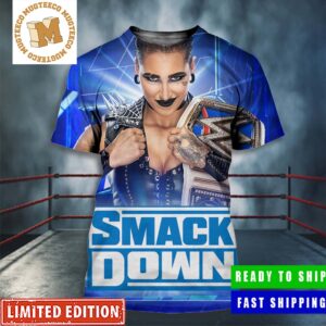WWE Smackdown Rhea Ripley Claims Her Throne Poster All Over Print Shirt