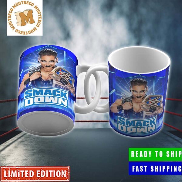 WWE Smackdown Rhea Ripley Claims Her Throne Poster Coffee Ceramic Mug