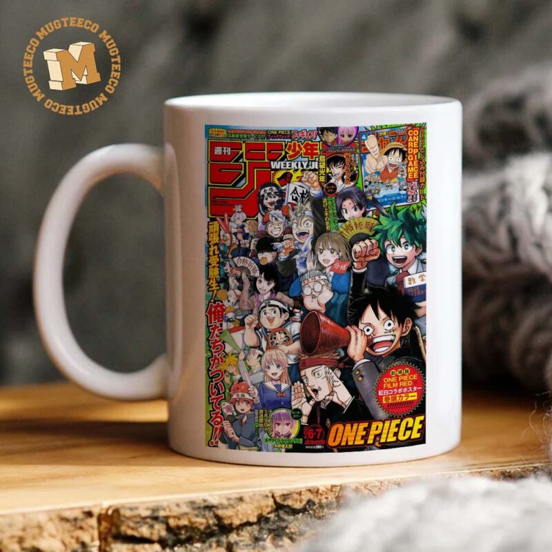 Weekly Shonen Jump Jump Manga Summer 2023 One Piece My Hero Academia Anime For Fans Ceramic Mug 1