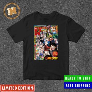Weekly Shonen Jump ‘Jump Manga’ Summer 2023 One Piece My Hero Academia Anime Shirt
