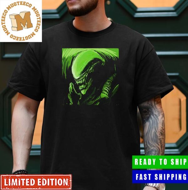 Xenomorph Happy Alien Day 2023 Neon Sci-Fi Movie For Fan Classic T-Shirt