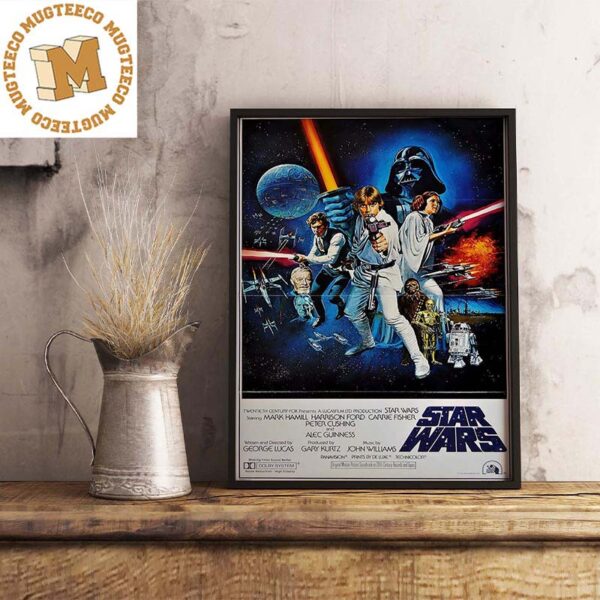 1977 Star Wars International Film Decorations Poster Canvas