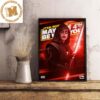 AEW May The Four Pillars Be With You Happy Star Wars Day Decorations Poster Canvas