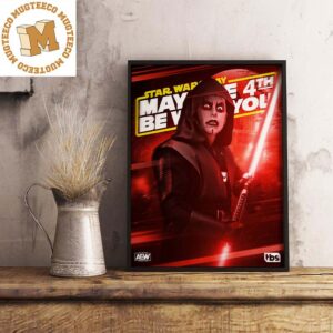 AEW Sith-Hausen May The 4th Be With You Happy Star Wars Day Decorations Poster Canvas