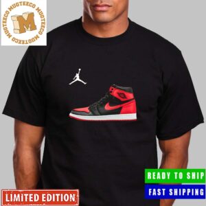 Air Jordan 1 High Satin Bred Sneakerhead Gifts Unisex T-Shirt