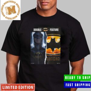 Batman Keaton The Flash Movie Double Feature Unisex T-Shirt