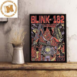 Blink-182 Detroit Event Poster Decorations Poster Canvas