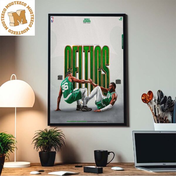 Boston Celtics NBA Playoffs Smart And Brown Beat Philadelphia 79ers Home Decor Poster Canvas