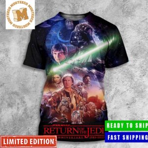 Celebrating 40 Years Of Return Of The Jedi Star Wars Day May The 4th Be With You All Over Print Shirt