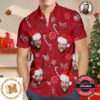 Christmas Gift Custom Personalized Hawaiian Shirt With Face Christmas Merry Xmas Is Coming Here 2023