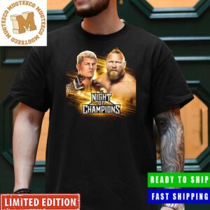 Cody Rhodes Vs Brock Lesnar Match WWE Night Of Champion Unisex T-Shirt