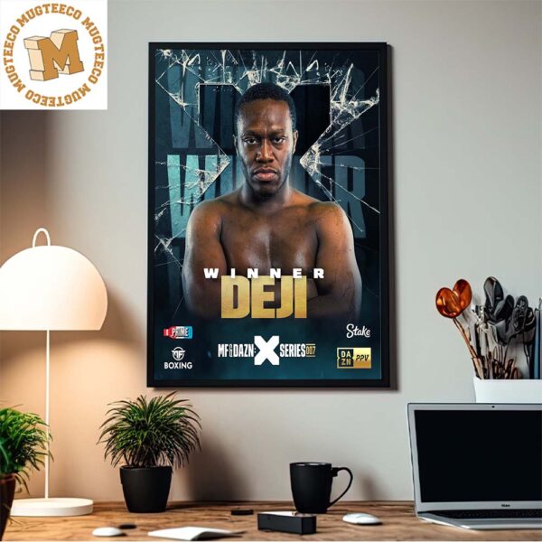 Congrats Deji Defeats Swarmz Secure His Second Win At MF & Dazn X Series 007 Home Decor Poster Canvas