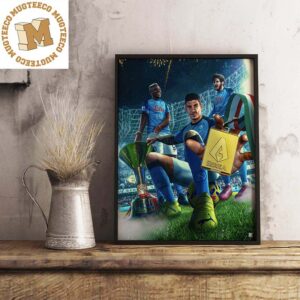 Congrats Napoli Serie A Scudetto Champions Decorations Poster Canvas