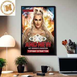 Congrats Tiffany Stratton NXT Women’s Champion At NXT Battleground Home Decor Poster Canvas