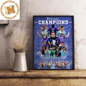 Congratulations Dundee FC Cinch Championship Champions 2022 2023 Decorations Poster Canvas