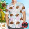 Custom Personalized Hawaiian Shirt With Dog Face Cartoon Watermelon Beach Shirt Holiday Gift 2023