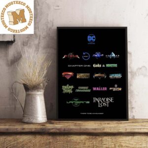 DC Studios All Movies Comic Con Release Decorations Poster Canvas