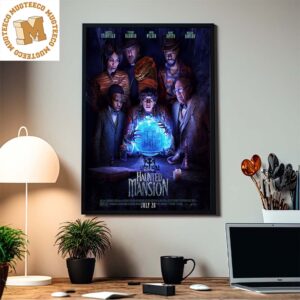 Disney Haunted Mansion Official Poster Home Decor Poster Canvas