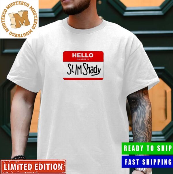 Eminem x Air Jordan 3 Slim Shady PE Logo Sneaker Style T-Shirt