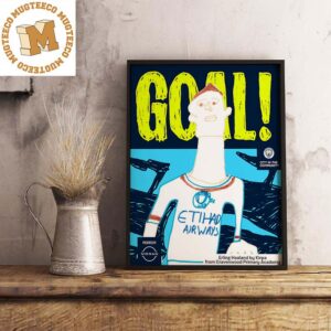 Erling Haaland Goal City In The Community From Cravenwood Primary Academy Artwork Decorations Poster Canvas