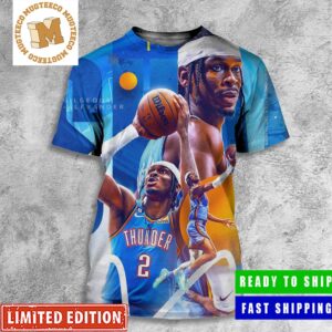 Gilgeous Alexander The Thunder All NBA First Team All Over Print Shirt