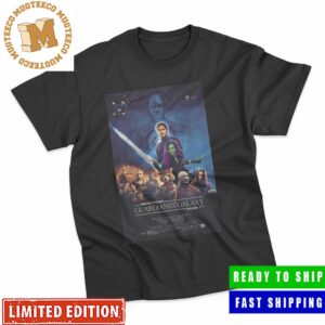 Guardians Of The Galaxy Vol 3 By James Gunn In Star Wars Return Of The Jedi Style Unisex T-Shirt