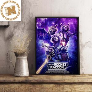 Guardians Of The Galaxy Vol 3 Captain Rocket Racoon Hero Of The Trilogy Decorations Poster Canvas