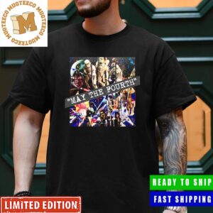 Happy Star Wars Day 2023 May The Fourth Be With You Paiting Art Unisex T-Shirt