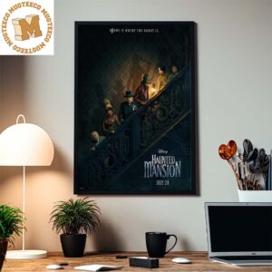 Haunted Mansion Home Is Where The Haunt Is Home Decor Poster Canvas